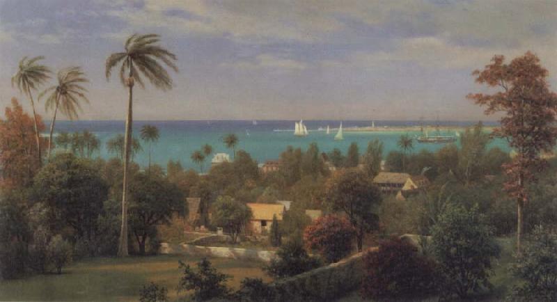 Albert Bierstadt Bahamas Harbour Germany oil painting art